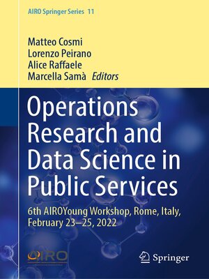 cover image of Operations Research and Data Science in Public Services